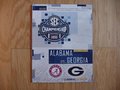 Picture: This is the official program of the 2012 SEC Championship Game sold only at the Georgia Dome on December 1, 2012 in which the Alabama Crimson Tide beat the Georgia Bulldogs 32-28 in the greatest SEC Championship Game ever and one of the best and most historic games in college football history between teams ranked second and third playing for a shot at the National Championship. The program is in excellent shape with solid binding and all pages clean and crisp.