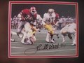 Picture: Herschel Walker Georgia Bulldogs hand-signed 8 X 10 photo against Notre Dame in the 1980 National Championship/Sugar Bowl professionally double matted to 11 X 14. The autograph is absolutely guaranteed authentic and comes with a Certificate of Authenticity.