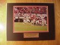 Picture: Brendan Douglas Georgia Bulldogs 8 X 10 photo from the South Carolina win professionally double matted in team colors to 11 X 14.