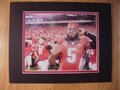 Picture: Damian Swann and David Andrews Georgia Bulldogs original 8 X 10 photo against Clemson professionally double matted in team colors to 11 X 14. We are the copyright holders of this image and the quality and clarity is fantastic.