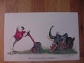 Picture: Georgia Bulldogs "Mowing Down the Competition" print signed by the artist.