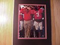 Picture: D.J. Shockley hand-signed Georgia Bulldogs 8 X 10 photo with Mark Richt professionally double matted to 11 X 14 so that it fits a standard frame. The autograph is absolutely guaranteed authentic.