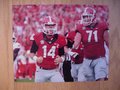 Picture: Hutson Mason and John Theus Georgia Bulldogs original 20 X 30 poster against Clemson. We are the copyright holders of this image and the quality and clarity is fantastic.
