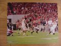 Picture: Nick Chubb Georgia Bulldogs original 16 X 20 poster against Clemson. We are the copyright holders of this image and the quality and clarity is fantastic. This is Chubb's amazing 47-yard touchdown run.