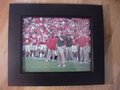 Picture: Mark Richt of the Georgia Bulldogs 11 X 14 photo professionally framed in very nice black wood to 14 1/2 X 17 1/2.