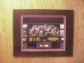 Picture: Georgia Bulldogs original 8 X 10 photo of the scoreboard in Georgia's 42-30 win over Florida in Jacksonville's Gator Bowl with Knowshon Moreno's "lean" touchdown on the scoreboard professionally double matted to 11 X 14 so that it fits a standard frame that can be found easily.