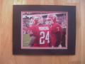 Picture: Knowshon Moreno and Matthew Stafford Georgia Bulldogs original 8 X 10 photo professionally double matted to 11 X 14 so that it fits a standard frame.