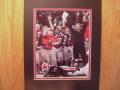 Picture: Mark Richt Georgia Bulldogs Sugar Bowl Blackout original 8 X 10 photo professionally double matted to 11 X 14 so that it fits a standard frame. Have you ever seen Coach Richt this excited as Prince Miller successfully fights for a first down?
