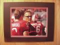 Picture: Mark Richt and Joe Tereshinski Georgia Bulldogs original 8 X 10 photo professionally double matted to 11 X 14 to fit a standard frame. 
