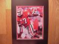 Picture: Robert Edwards Georgia Bulldogs 8 X 10 original photo professionally double matted in Georgia black on red to 11 X 14.