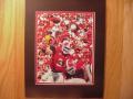 Picture: D.J. Shockley Georgia Bulldogs original 8 X 10 photo shows D.J. throwing a perfect spiral professionally double matted to 11 X 14 to fit a standard frame.