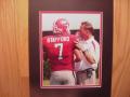 Picture: Mark Richt and Matthew Stafford original 8 X 10 photo professionally double matted to 11 X 14 to fit a standard frame. 