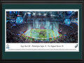 Picture: This 13.5 X 40 panorama has been professionally double matted in team colors and framed to 18 X 44. It showcases the Philadelphia Eagles winning their first Super Bowl ever 41-33 over Tom Brady and the New England Patriots on February 4, 2018-Super Bowl LII-52.